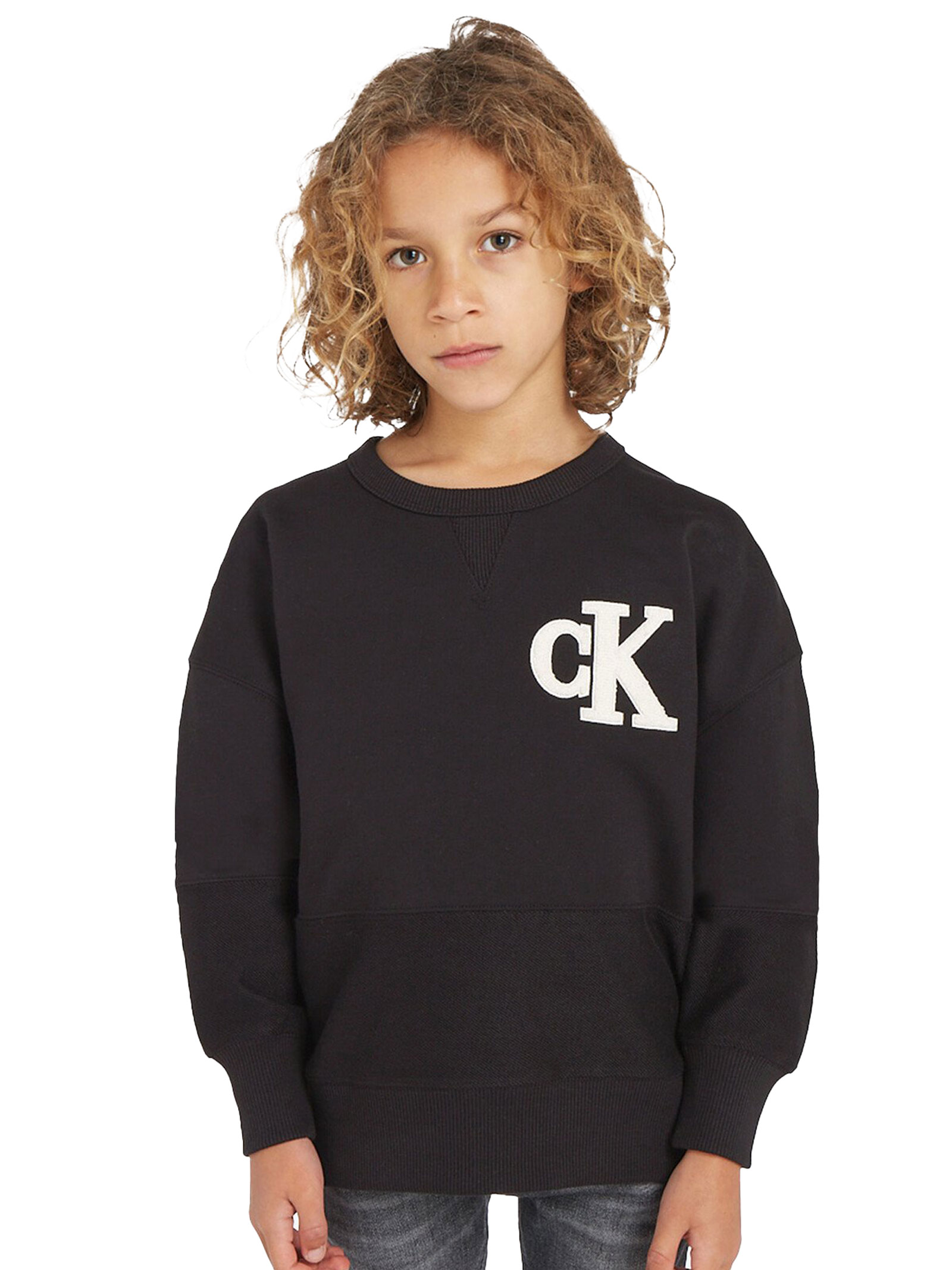 CALVIN KLEIN Relaxed Sweatshirt for Kids - CALVIN KLEIN - Citysport