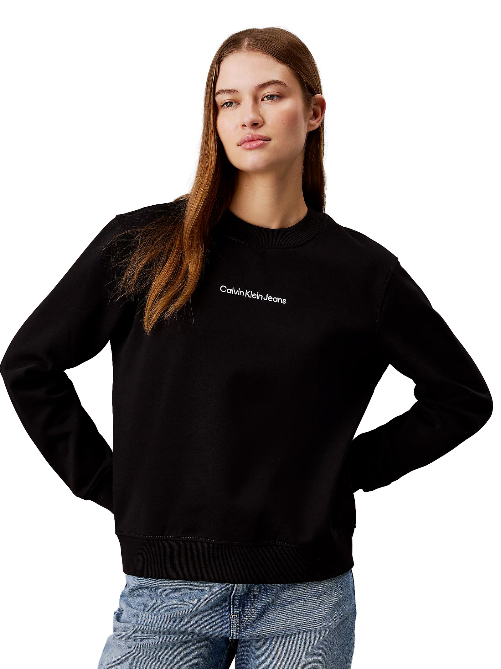 CALVIN KLEIN Fleece-Sweatshirt - CALVIN KLEIN - Citysport