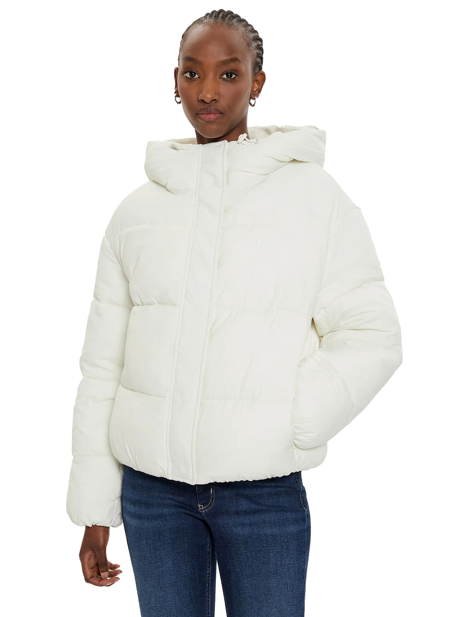 Calvin Klein Jeans Women Short Puffer Coat Calvin Klein Jeans