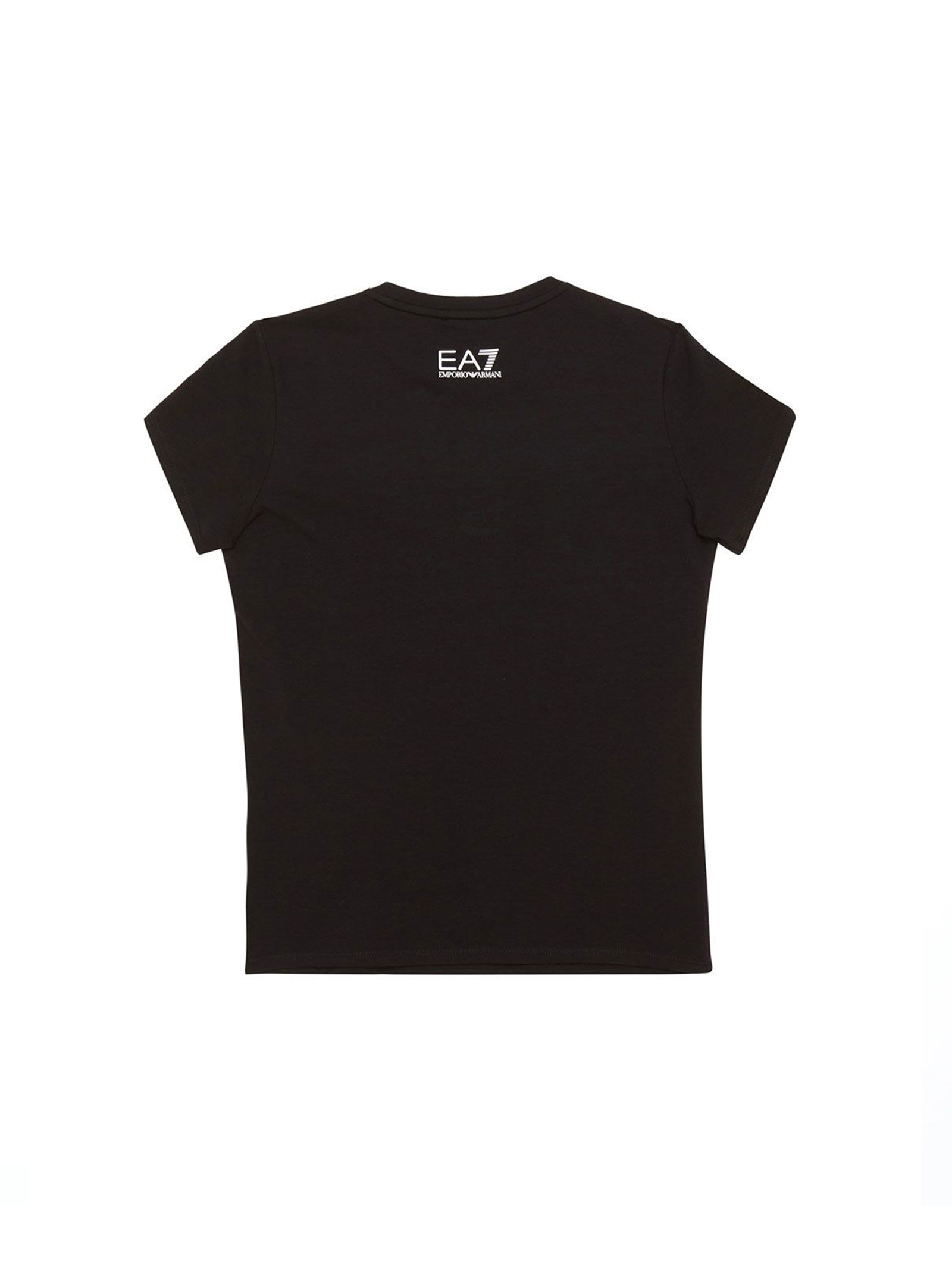 EMPORIO ARMANI Stretch cotton t shirt for girls