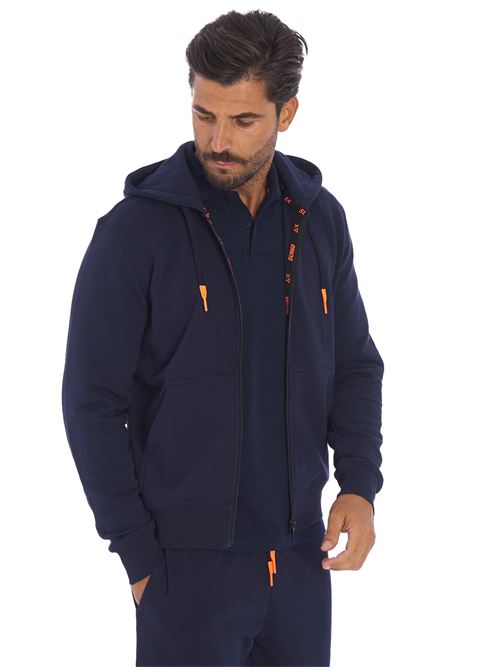 SUN68 Cotton hoodie with zip SUN68 | F4415307