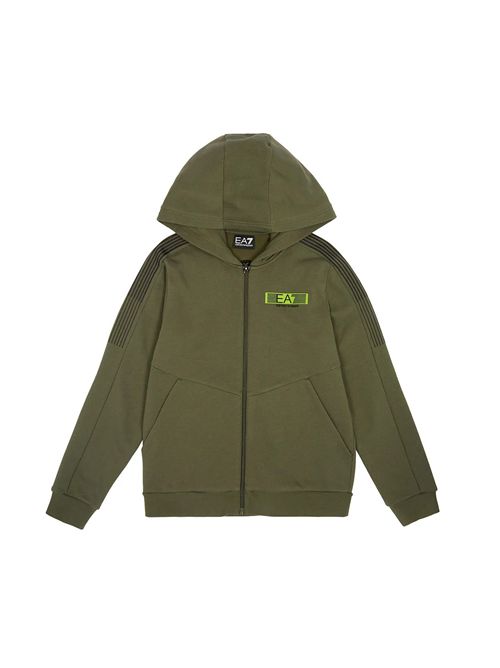 EMPORIO ARMANI Kids Full-Zip Sweatshirt EA7 | 7B000185U8100