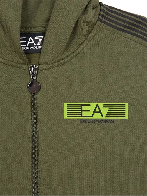 EMPORIO ARMANI Kids Full-Zip Sweatshirt EA7 | 7B000185U8100