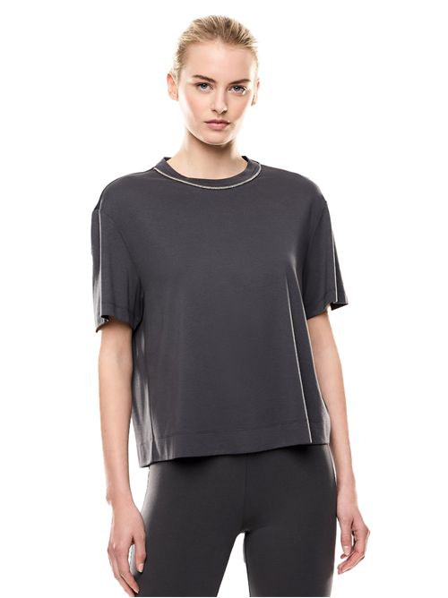 EMPORIO ARMANI T-shirt Precious in viscosa EA7 | 7W000442U8117