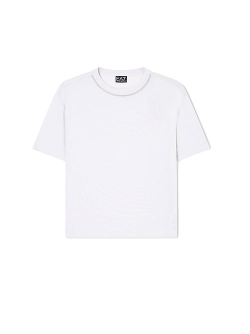 EMPORIO ARMANI T-shirt Precious in viscosa EA7 | 7W000442U9001
