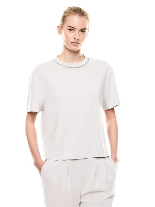 EMPORIO ARMANI T-shirt Precious in viscosa EA7 | 7W000442U9001