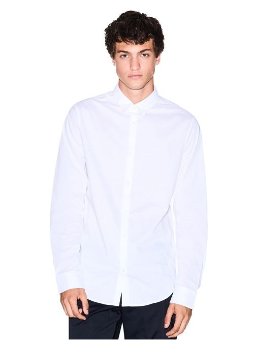 ARMANI EXCHANGE Camicia slim fit in popeline EXCHANGE | 8NZC31ZN28Z1100