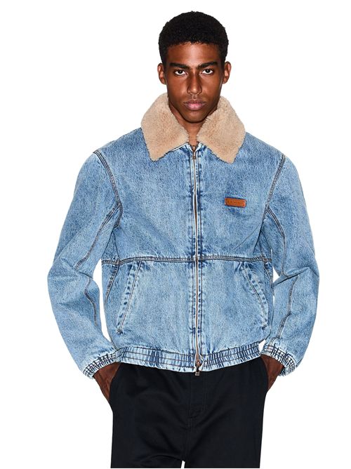 ARMANI EXCHANGE Giacca in denim con ecopelliccia EXCHANGE | XM001109AF16986MB003