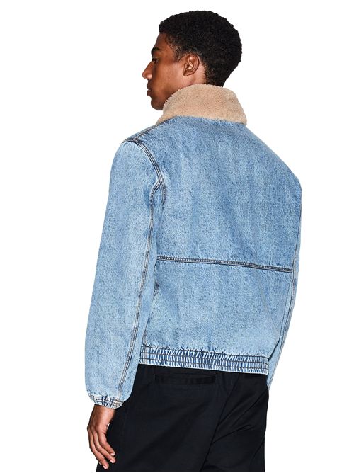 ARMANI EXCHANGE Giacca in denim con ecopelliccia EXCHANGE | XM001109AF16986MB003