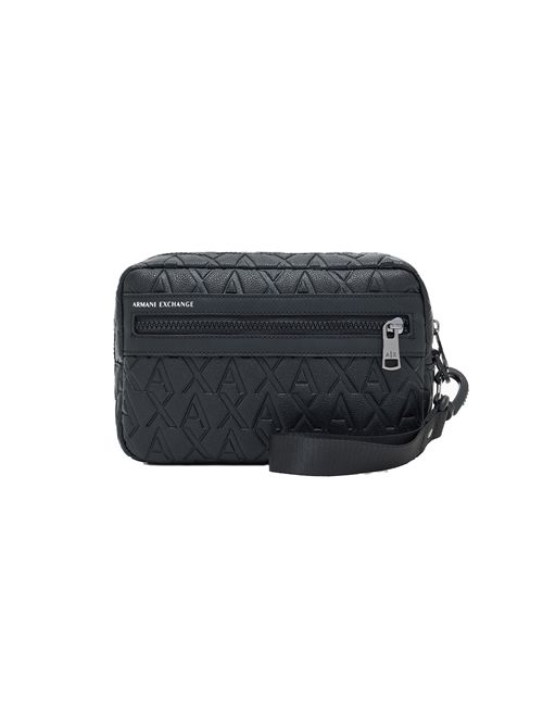 ARMANI EXCHANGE Clutch con logo in rilievo allover EXCHANGE | XM001272AF12133UC001
