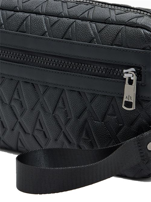 ARMANI EXCHANGE Clutch con logo in rilievo allover EXCHANGE | XM001272AF12133UC001