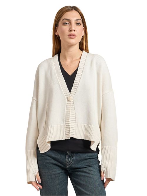 ARMANI EXCHANGE Asymmetric Cotton Cardigan EXCHANGE | XW001304AF16552U1003
