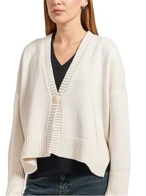 ARMANI EXCHANGE Asymmetric Cotton Cardigan EXCHANGE | XW001304AF16552U1003