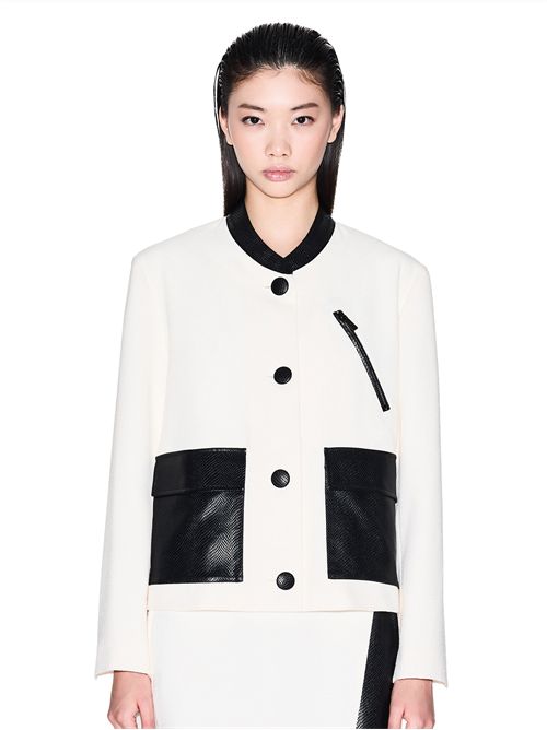 ARMANI EXCHANGE Giacca corta in tessuto strutturato EXCHANGE | XW001697AF16209M0001