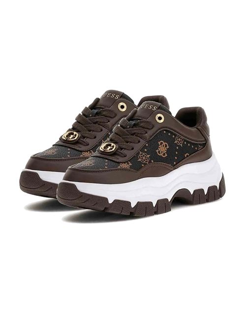 GUESS Sneakers Runner Berrett 4G Logo Peony GUESS | FLFBRTPEL12BROWN