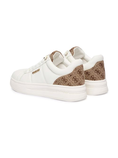 GUESS Welli Leather Sneakers GUESS | FLFWLLFAL12BEIBR