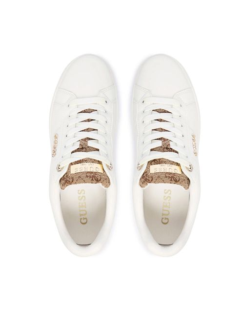 GUESS Welli Leather Sneakers GUESS | FLFWLLFAL12BEIBR