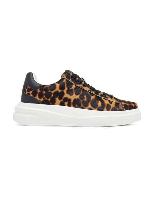 GUESS Elbina8 Tan Sneakers GUESS | FLTEL8LEA12TAN