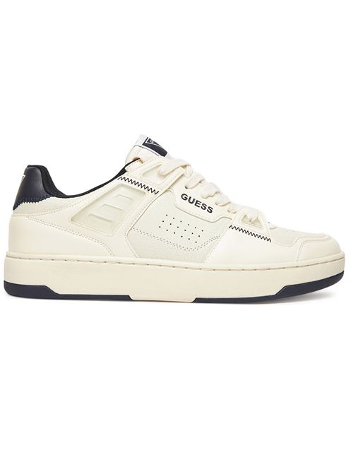 GUESS Vincent Mixed Leather Sneakers GUESS | FMTVINELE12WHIBL