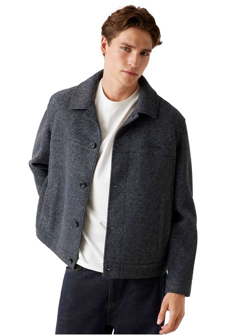 GUESS Camicia Overshirt in tweed misto lana GUESS | M5BH88KA680FM5U