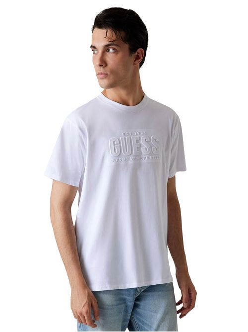 GUESS T-shirt con logo a sbalzo GUESS | M5YI44KBW41G011