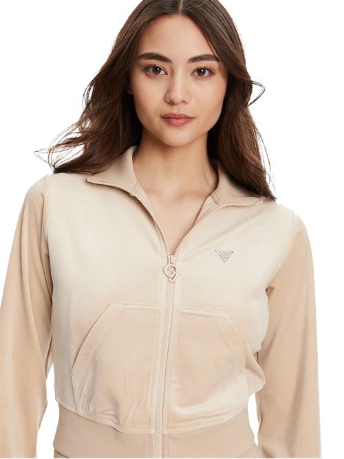 GUESS Felpa Couture in velluto GUESS | V3BQ22K0232A13W