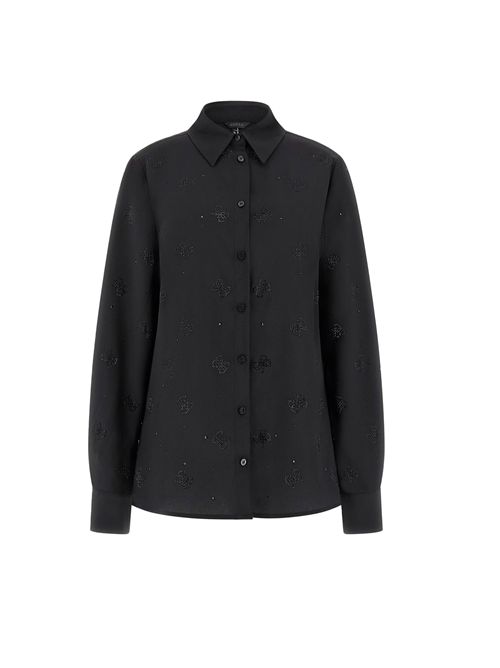 GUESS Camicia con logo 4G Donna GUESS | W5BH80W2982JBLK