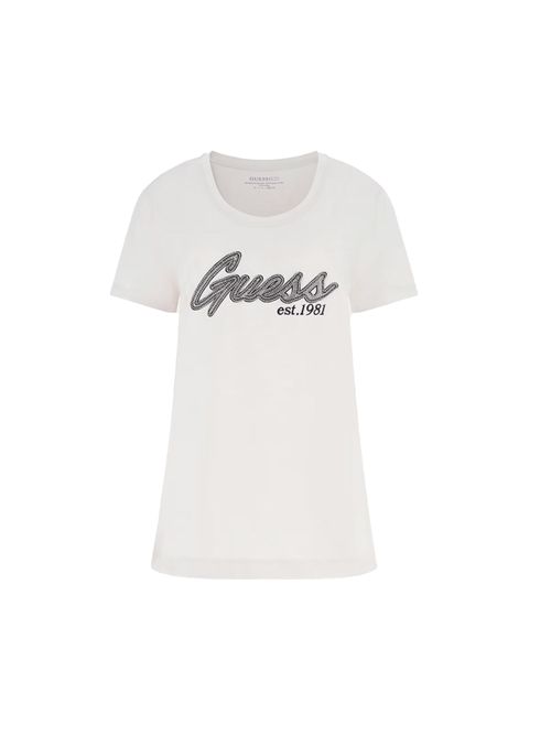 GUESS T-shirt logo con strass GUESS | W5YI16J1314G011