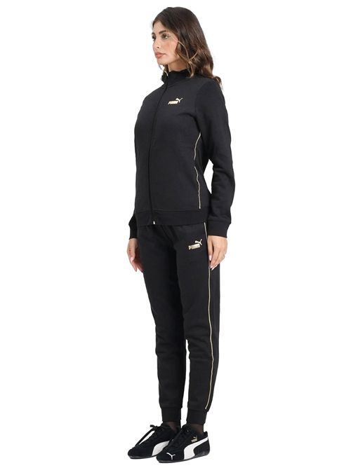 PUMA Tuta Full Zip Nero Donna PUMA | 69220201