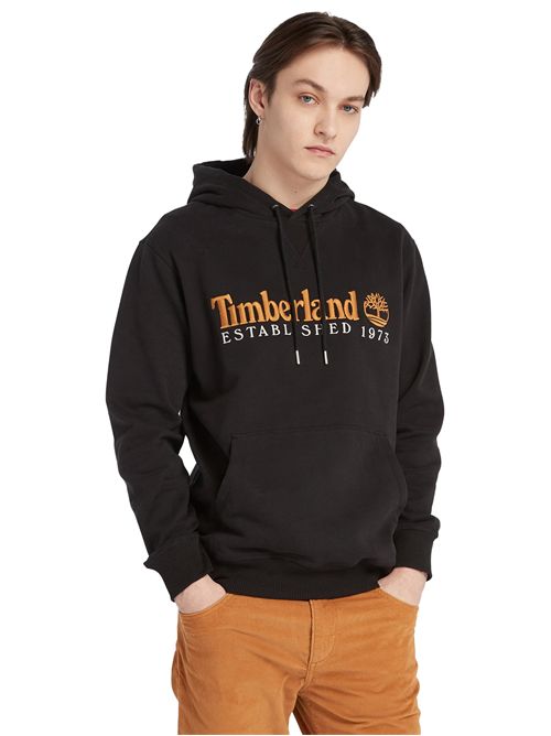 TIMBERLAND Felpa TIMBERLAND Rovescio a Ricci e Logo Established 1973 Ricamato TiMBERLAND | TB0A5MX80011