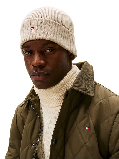 TOMMY HILFIGER Cashmere Beanie TOMMY | AM0AM12796ACI
