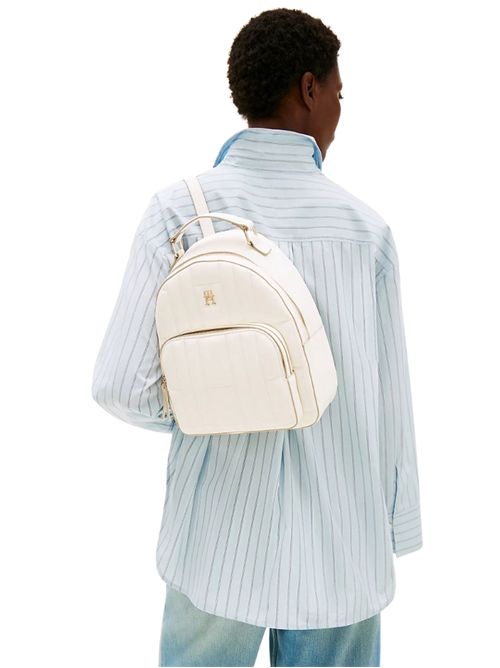TOMMY HILFIGER Zaino trapuntato in ecopelle TOMMY | AW0AW17472Z00