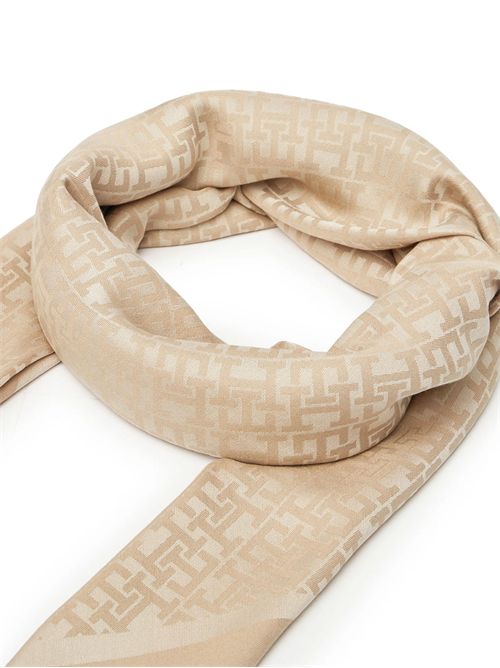 TOMMY HILFIGER Square Scarf with Monogram TOMMY | AW0AW17493ACI