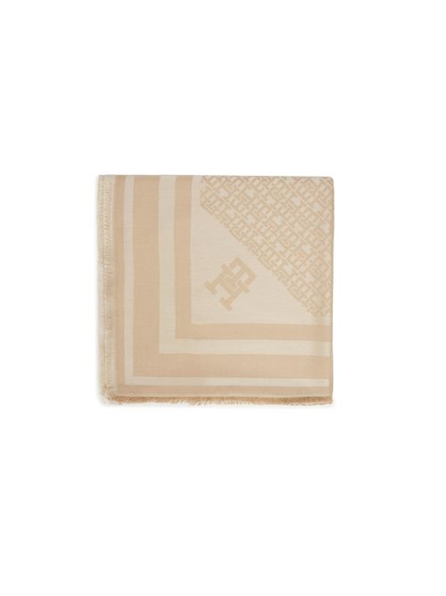 TOMMY HILFIGER Square Scarf with Monogram TOMMY | AW0AW17493ACI