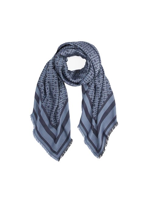 TOMMY HILFIGER Square Scarf with Monogram TOMMY | AW0AW17493DW6