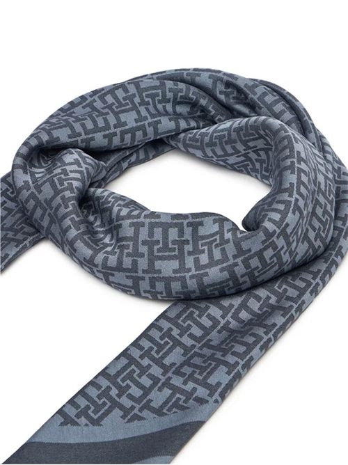 TOMMY HILFIGER Square Scarf with Monogram TOMMY | AW0AW17493DW6