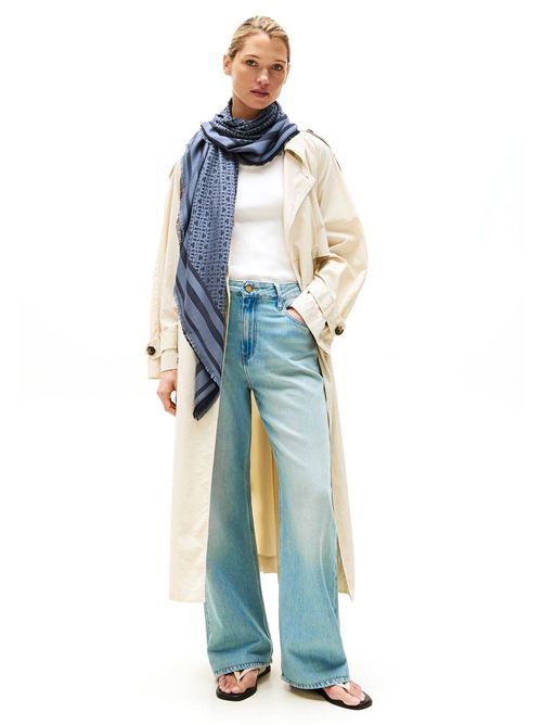 TOMMY HILFIGER Square Scarf with Monogram TOMMY | AW0AW17493DW6