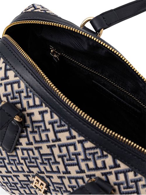 TOMMY HILFIGER Monogram Handheld Bauletto Bag TOMMY | AW0AW17633DW6