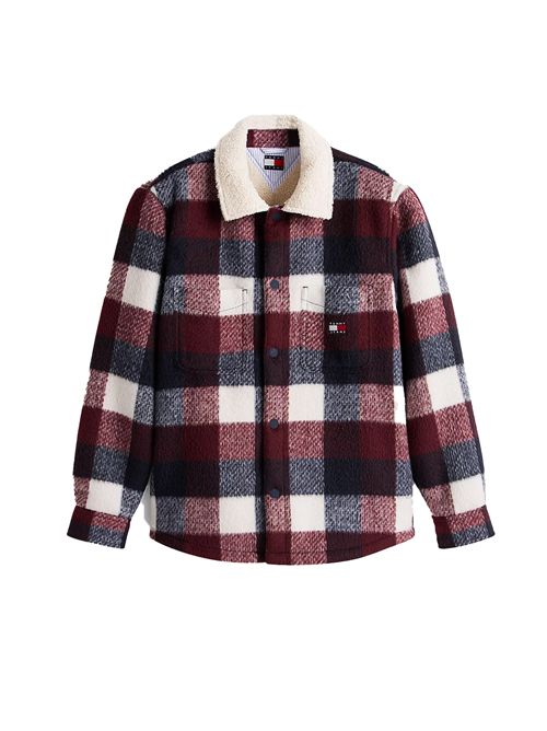 TOMMY JEANS Oversized Flannel and Sherpa Jacket TOMMY | DM0DM22010C1G