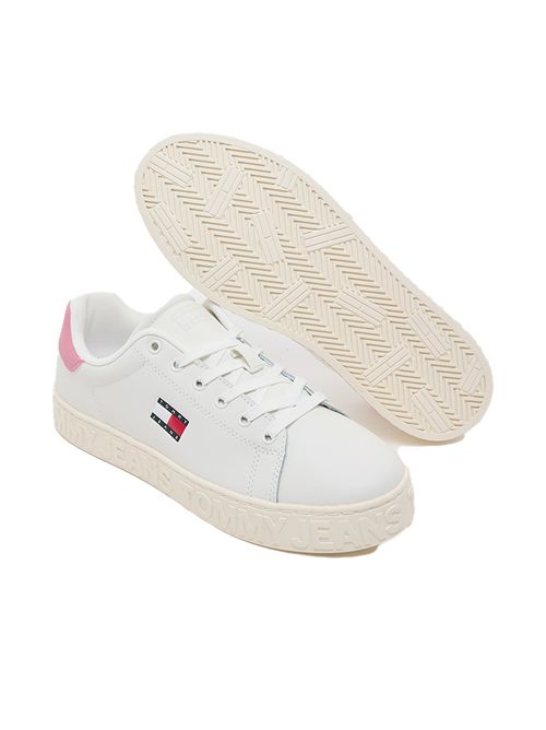 TOMMY JEANS Sneakers in pelle con logo in pelle TOMMY | EN0EN027030LA