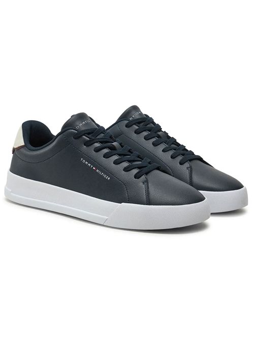 TOMMY HILFIGER Court Leather Detail Essential Sneakers TOMMY | FM0FM05367DW5