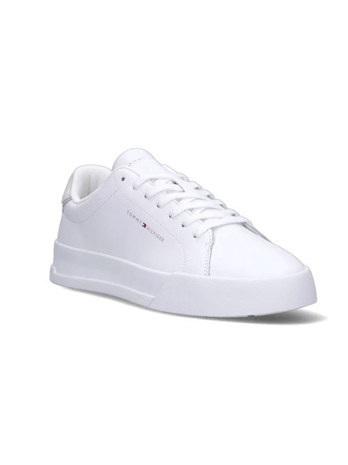 TOMMY HILFIGER Court Leather Detail Essential Sneakers TOMMY | FM0FM05367YBS