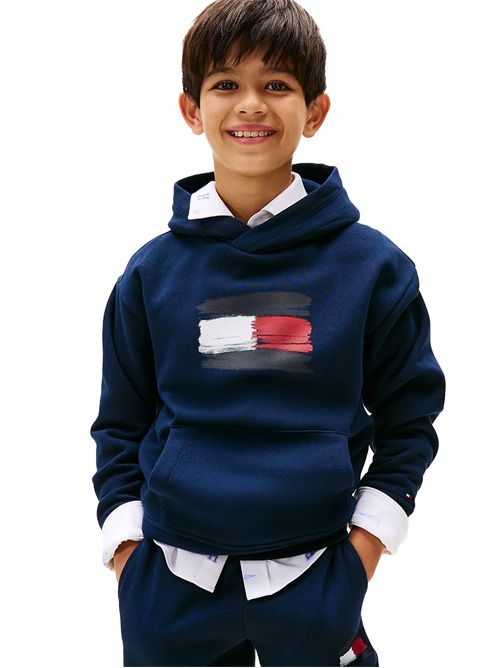 TOMMY HILFIGER Felpa Iconica per Bambini TOMMY | THKB0KB10112JC1G