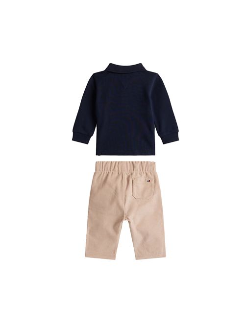 TOMMY HILFIGER Baby Set: Polo and Pants TOMMY | THKN0KN02085JGUQ
