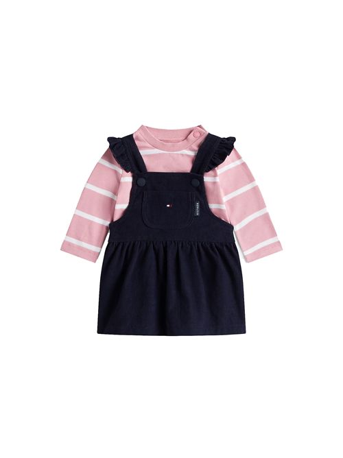 TOMMY HILFIGER Baby Set: Pinafore Dress and T-Shirt TOMMY | THKN0KN02106JC1G