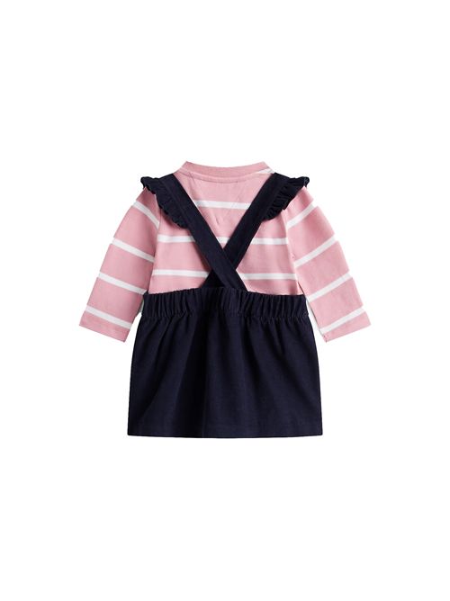TOMMY HILFIGER Baby Set: Pinafore Dress and T-Shirt TOMMY | THKN0KN02106JC1G