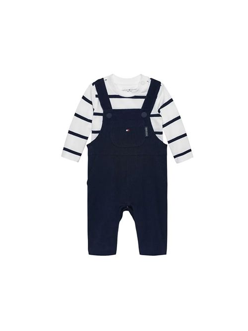 TOMMY HILFIGER Baby Set: Overalls and T-Shirt TOMMY | THKN0KN02107JC1G