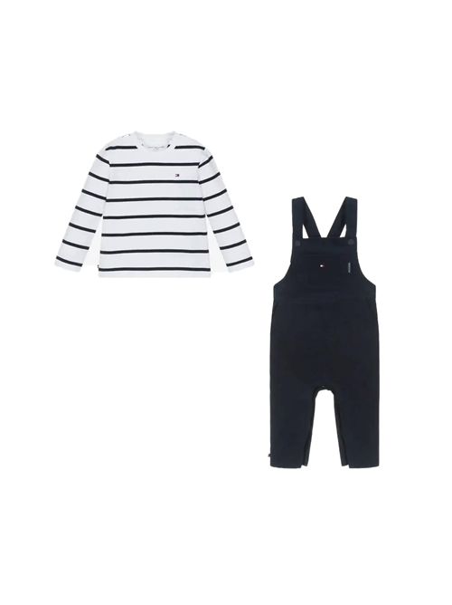 TOMMY HILFIGER Baby Set: Overalls and T-Shirt TOMMY | THKN0KN02107JC1G
