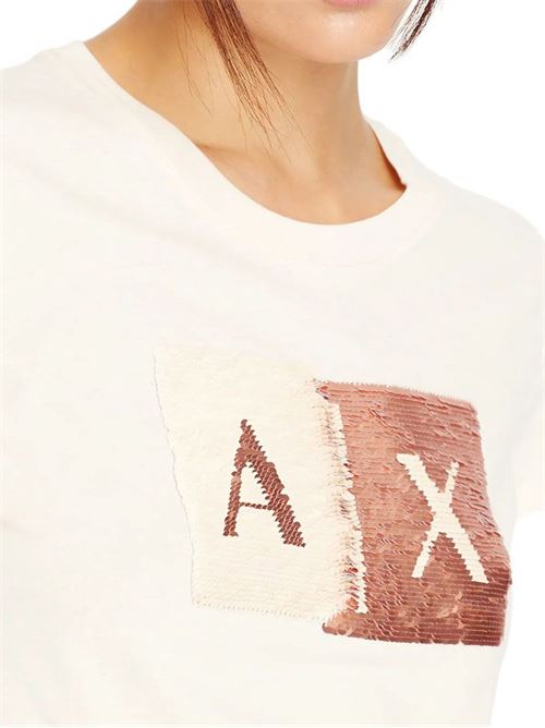 ARMANI EXCHANGE T-shirt logo con paillettes EXCHANGE | 8NYTDL14AS