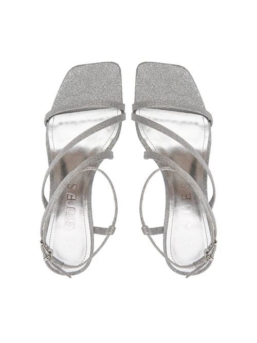 GUESS Rimilla2 sandals with glitter GUESS | FLJRI2FAP03SILVER